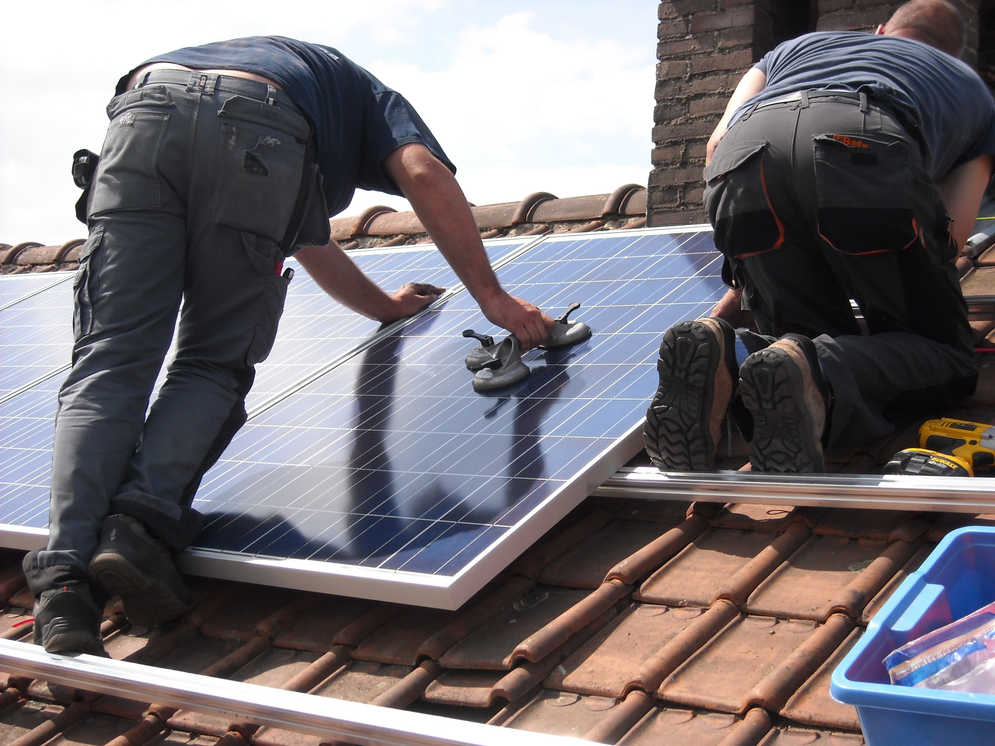 Solar panel installation